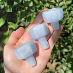 Blue Calcite Crystal Bowl Piece - Blazin Janes