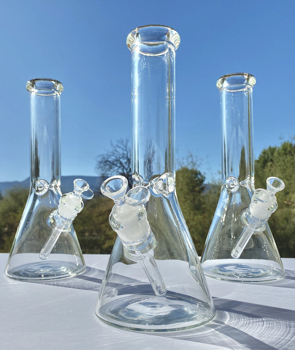 Classic 12 Inch Glass Beaker Bong